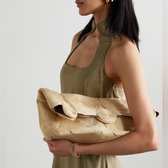 cult gaia Handbags - Cult Gaia Brynn Clutch | Natural NWT